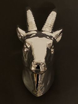 Ceramic Antelope Head - Wall Mount
