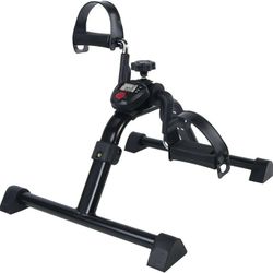 Pedal Exerciser with Electronic Display for Legs and Arms Workout