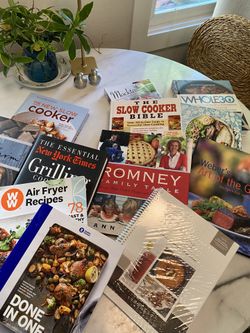 12 Cookbooks Like New from Non Smoking Home.