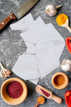 100% Cotton Flour Sack Towel 28x28 – Absorbent Lint-Free Kitchen Tea Towel