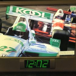 Vintage advertising motion light up digital clock Kool