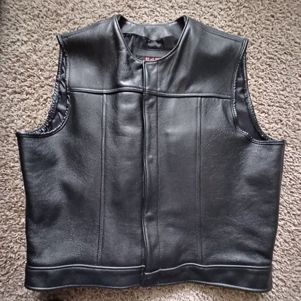 Leather Vest 415 Clothing