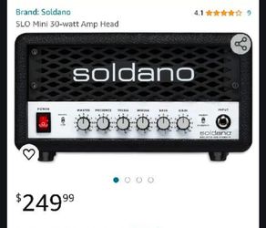 Soldano SLO Mini 30W Amp Head – Gently Used / Perfect Condition