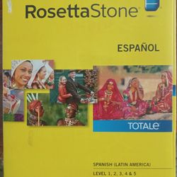 Rosetta Stone SPANISH, Levels 1 - 5 (NEW In Box)