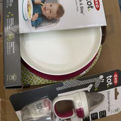 OXO Suction Plate & Self-feeder NEW