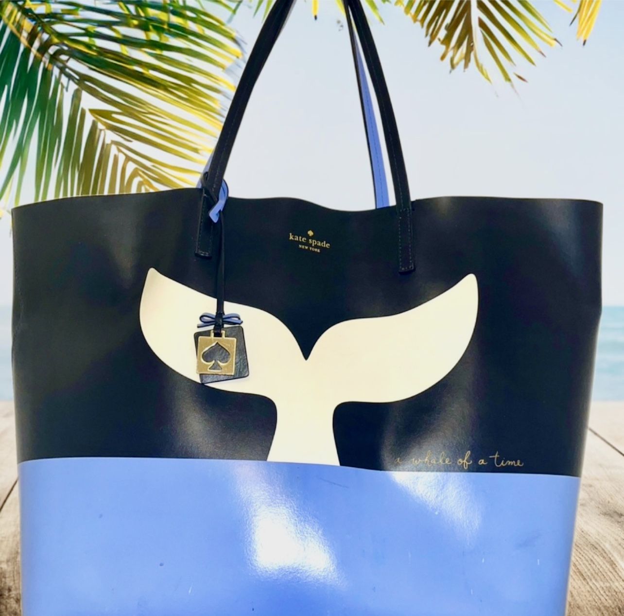 Kate spade whale tote hotsell