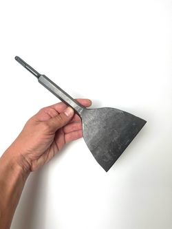 SDS-Plus 5” Wide Floor Scraper Chisel for Rotary Demolition Hammer Drills