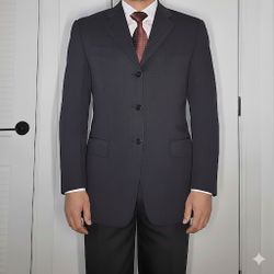 Designer Joseph Abboud Gray Suit