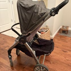 Chicco Bravo Quick Fold Stroller Black Pre Owned