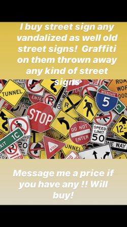 Street signs traffic signs