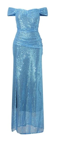 Blue sequence dress size 2