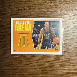 REGGIE MILLER TOPPS ARTICLES OF THE ARENA