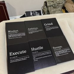 Motivational set of 6 wall art canvas 