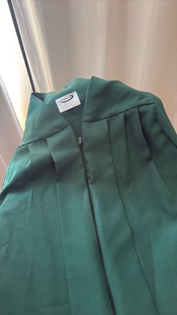 Green Graduation Gown