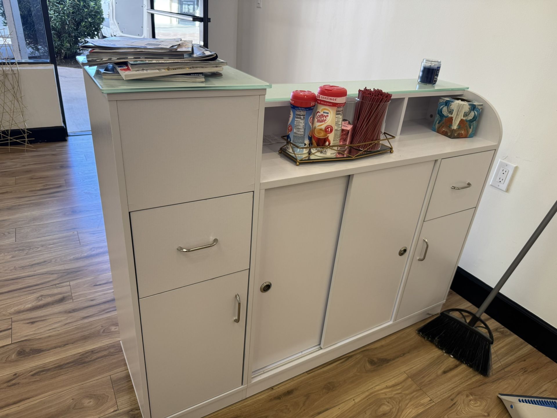 Beautiful Front Desk/ Display Cabinet. 