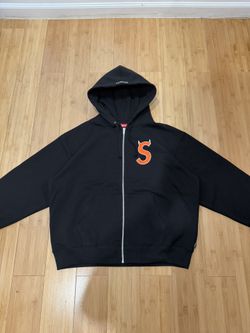 Supreme Devil S Zip Up Hoodie Black (Size L)