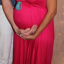 Pink Blush Maternity dress