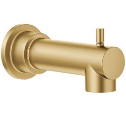 Moen Align Brushed Gold 1/2-Inch Slip Fit Connection Diverter Tub Spout