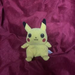 Vintage Pikachu Beanie Plushie