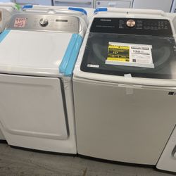 New Samsung Washer 5.5 Cu Ft And Dryer Gas Or Electric 220v