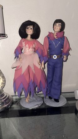Donny and Marie Osmond Dolls Set “through the years”