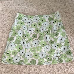 Vero Moda Green floral A-Line skirt