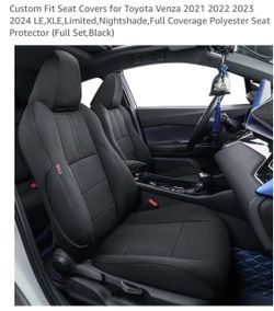Toyota venza custom fit car seat covers