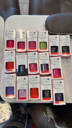 Cnd shellac 21 new colors and 20 plus used