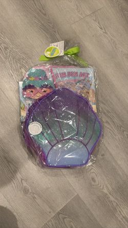 Easter Pre-Filled Multicolor Mermaid Art Easter Basket