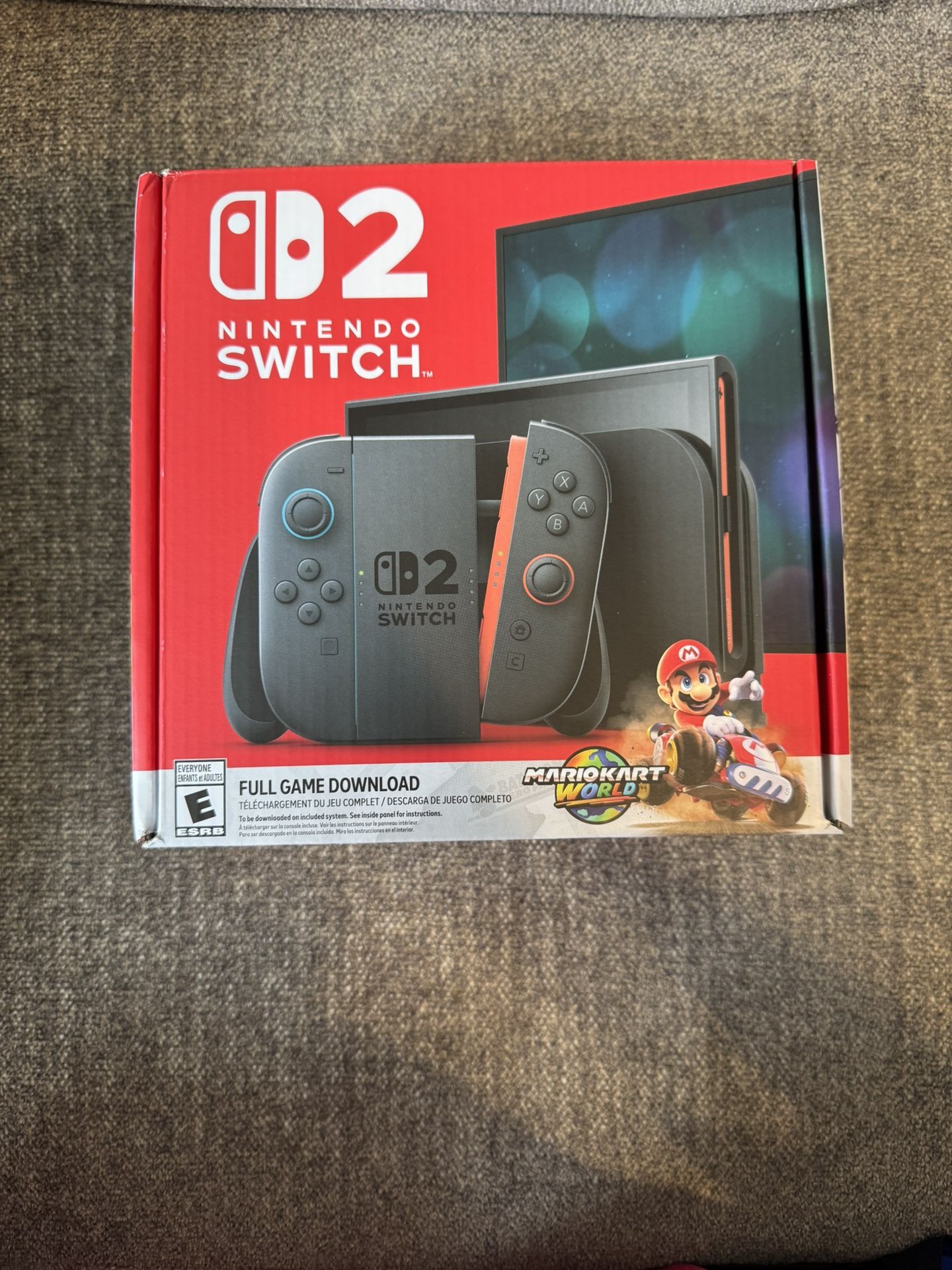 Nintendo Switch 2 Console & Mario Kart World Bundle IN HAND