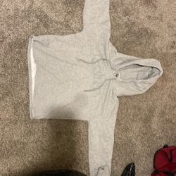 Calvin Klein Slightly Cropped Grey Hoodie
