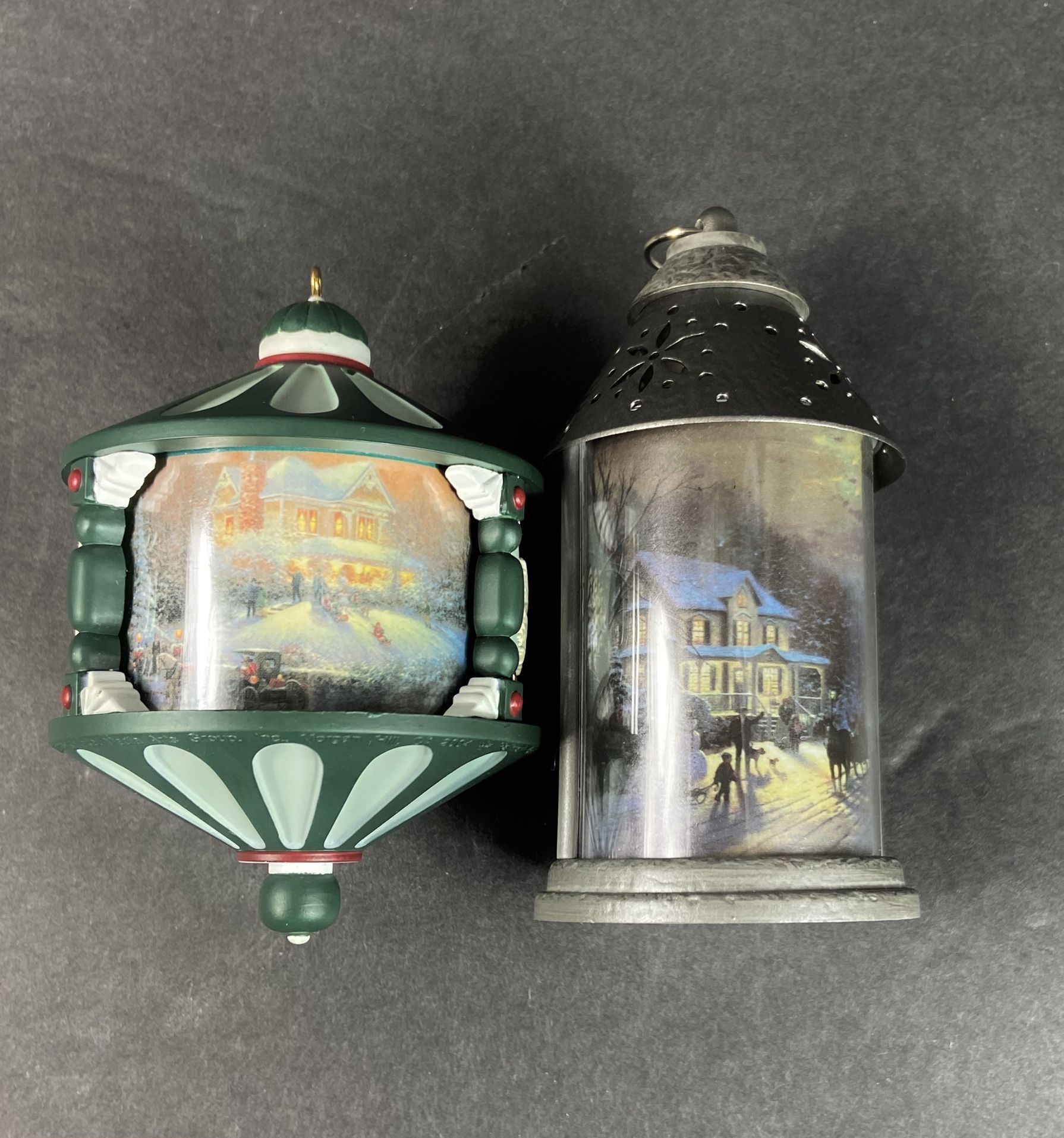 Vintage Robert Kinkade Christmas Ornaments