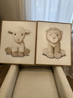 Lamb and Lion Canvas