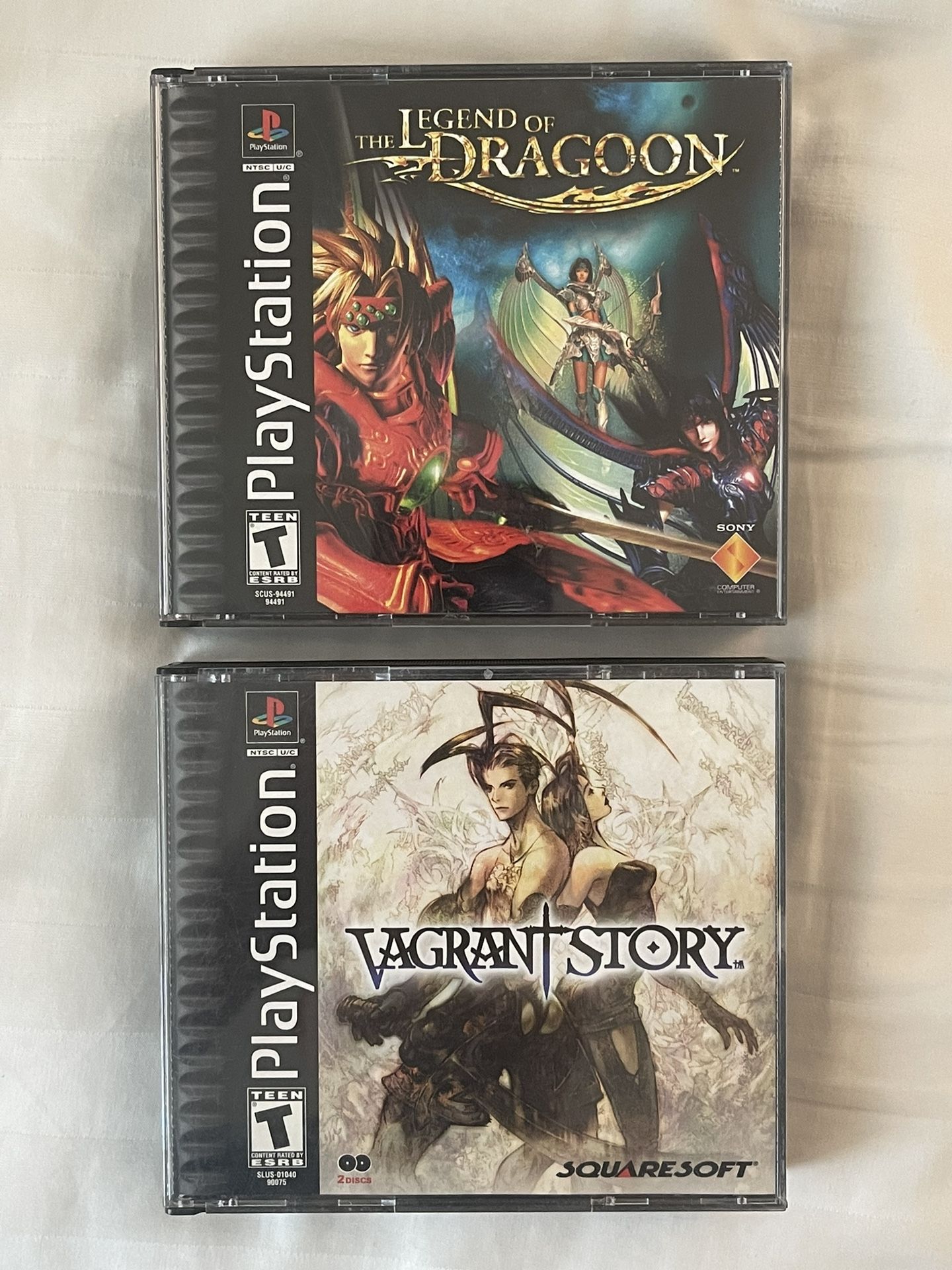 PS1 RPG Vagrant Story & Legend of Dragoon