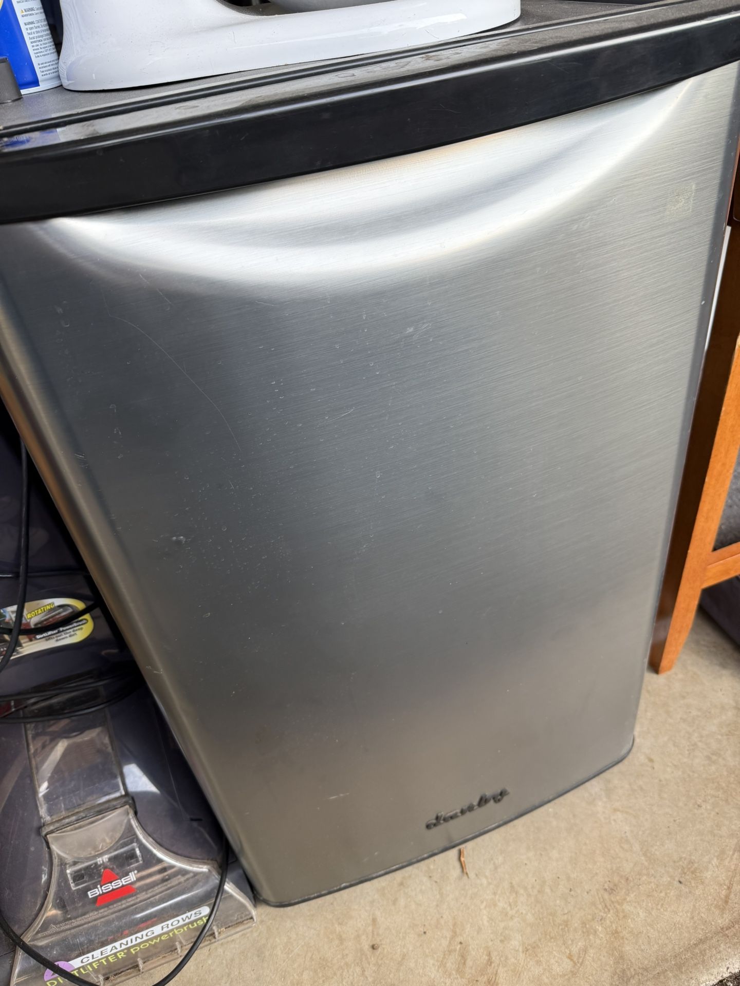 Danby 4.4 cu. ft. Contemporary Classic Compact Refrigerator in Stainless Steel Look