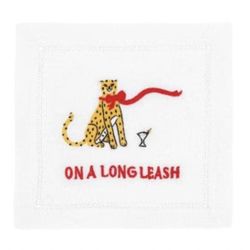 On A Long Leash Cocktail Napkins, Set of 4