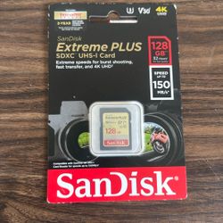 SanDisk Extreme PLUS 128 GB 4K