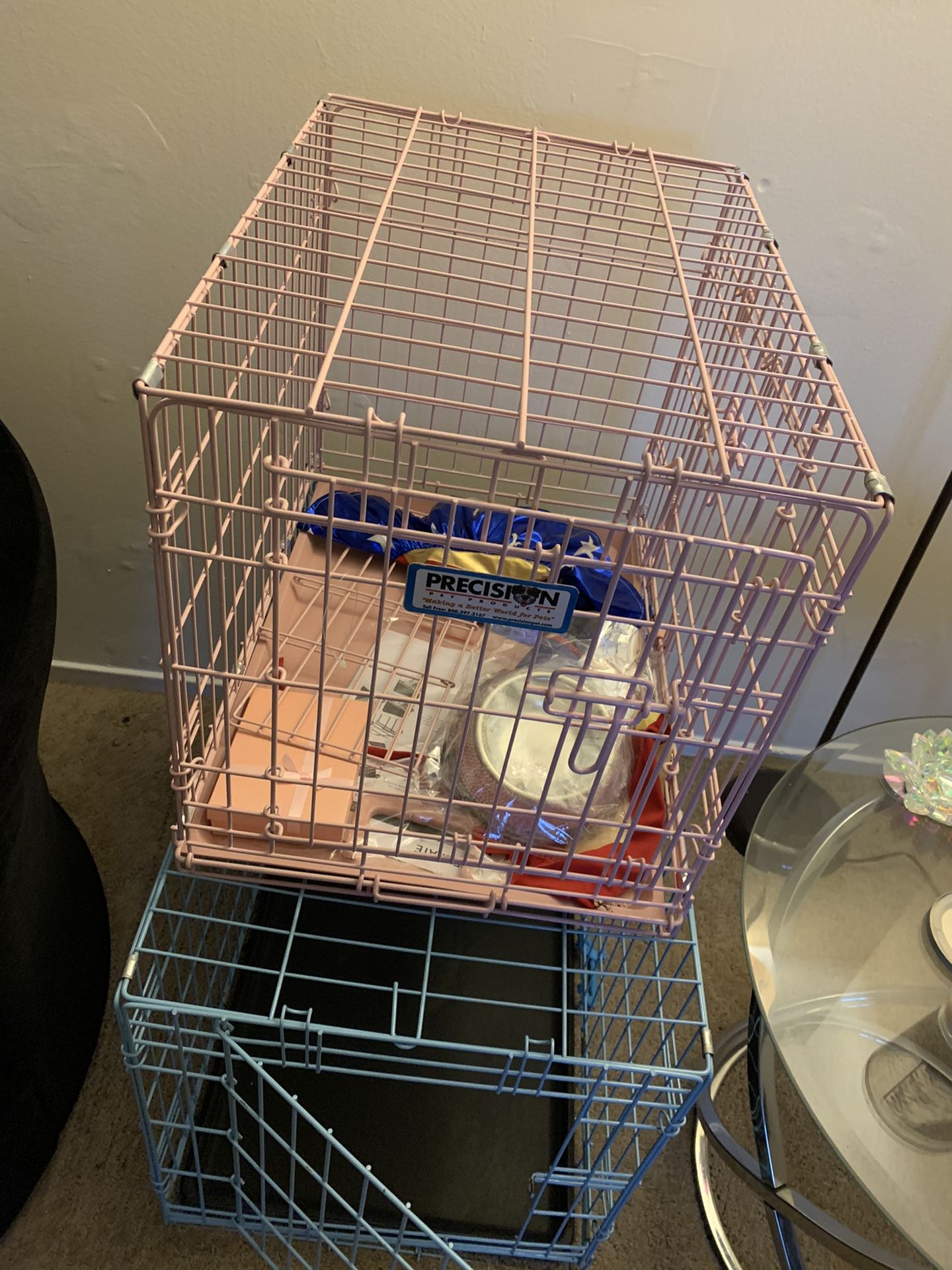 Dog cage and accessories