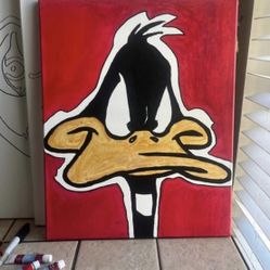Daffy The Duck Painting 