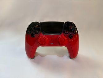 Techno Red Sony PS5 DualSense Controller - Tested and Cleaned