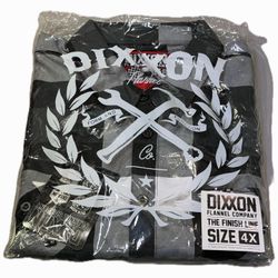 dixxon finish line flannel un opened 4xl