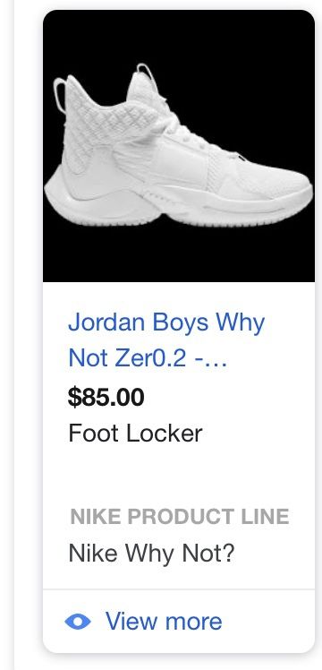 All white Jordan why not zero.2