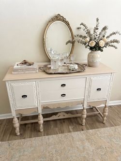Vintage Solid Wood Buffet / Sideboard