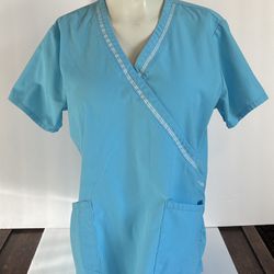 Blue Scrub Top