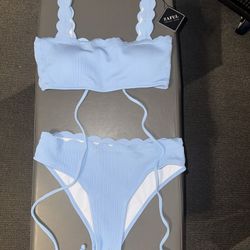 Brand New Size (Small) 2 Piece Baby Blue Bikini 