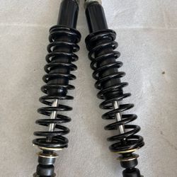 EZGO Golf Cart Front/Rear Shock Absorber Heavy Duty Coil Spring Shock Absorber Fits EZGO Medalist/TXT 1994+ Gas or Electric, OEM# 76418-G01,70928-G01,