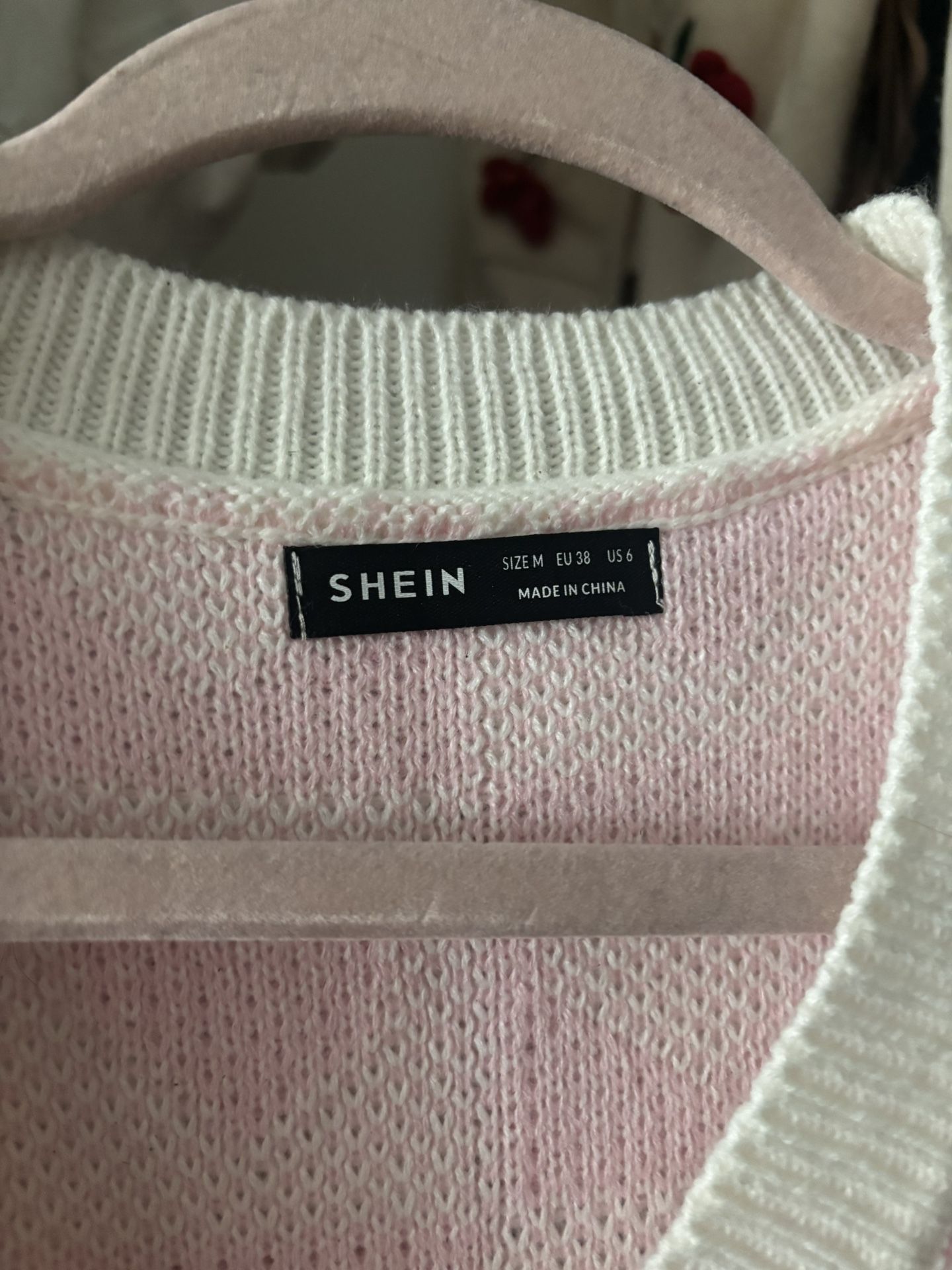 Pink Hearts Sweater Vest