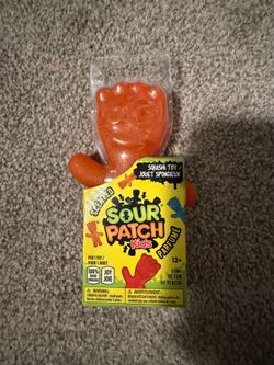 Orange Sour Patch Scented Squishy Toy