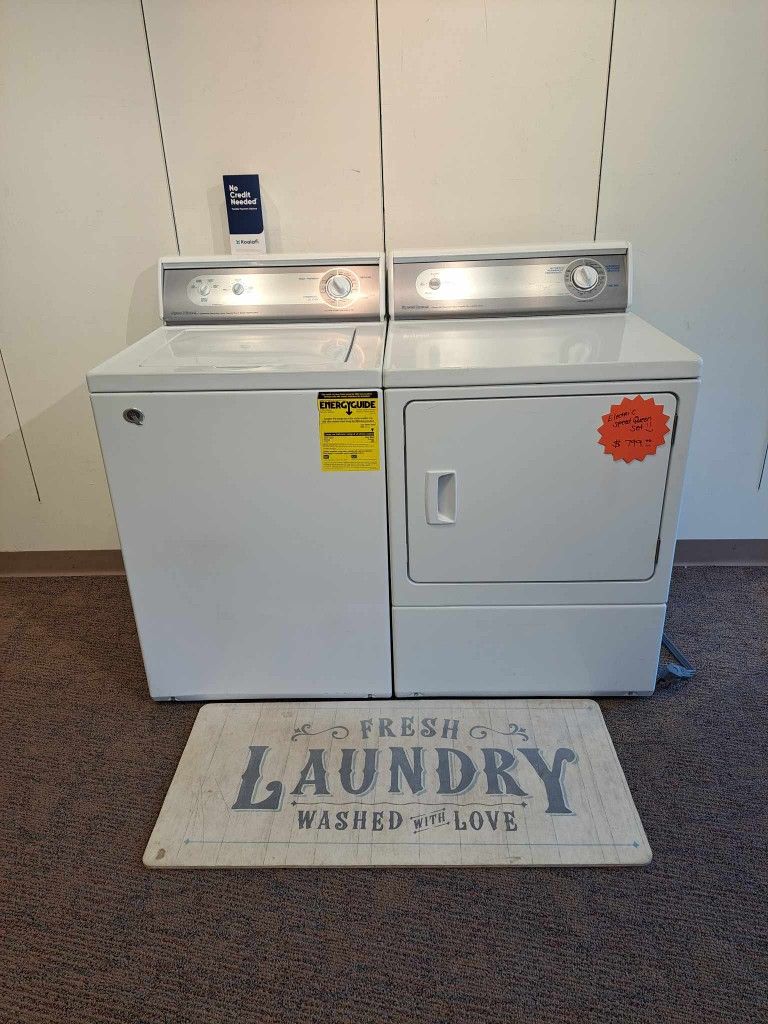 Speedqueen Heavy Duty Super Capacity Washer And Electric Dryer Set Nice