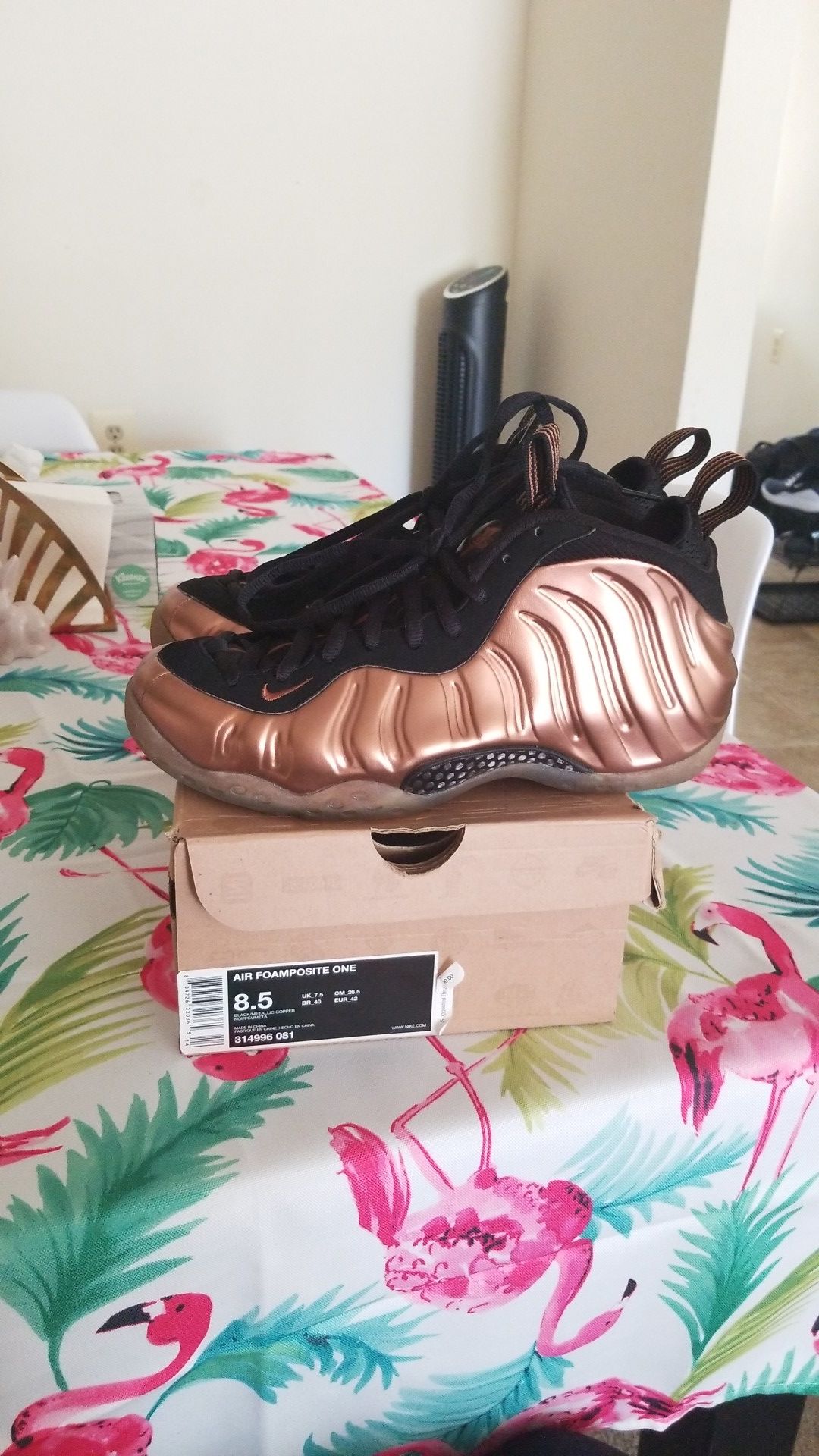 Nike foamposite copper 2009 size 8.5